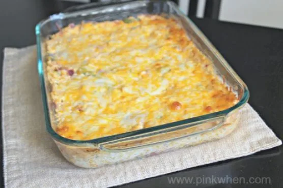 Запеканка с курицей и сыром