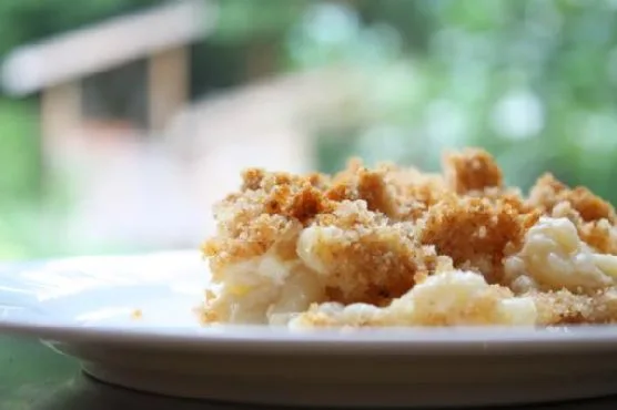 Лучший запеченный макароны с сыром