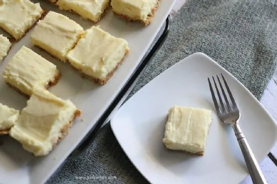 Кремовые кусочки лимонного пирога